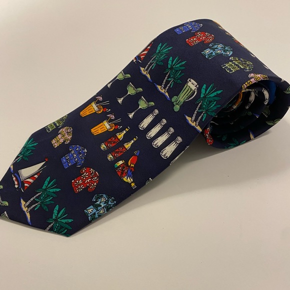 Eric Holch for Alynn Neckwear Spring Break Men’s Tie - Picture 3 of 4